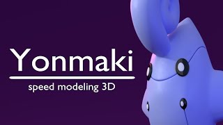 Yonmaki - Fake Pokémon 3D Speedmodeling Blender