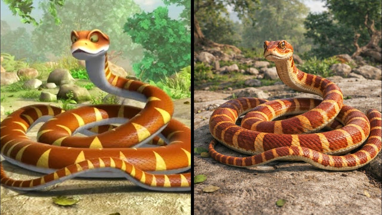 The Jungle Book cartoons Characters In Real Life 