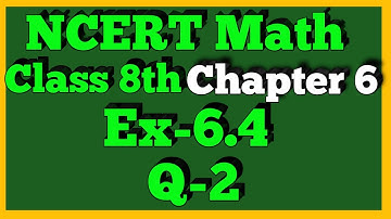 Q 2-Ex 6.4-Square and Square Roots-NCERT Maths Class 8th-Chapter6