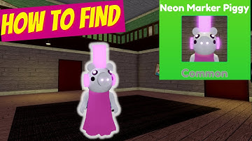 How To Find The New NEON MARKER PIGGY MORPH In Find the Piggy Morphs UPDATE 11 (225)