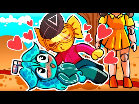Squid Game 2 Warden Bailey Falls in Love with Aqua! (sprunki oc)