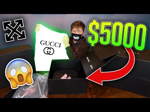 $5000 Designer Mystery Box For $1200 *SCAM?* OFF WHITE, GUCCI & MORE - $5000 Designer Mystery Box For $1200 *SCAM?* OFF WHITE, GUCCI & MORE