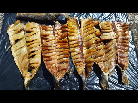 Юкола из щуки. Вкусный рецепт в домашних условиях. Smoked fish