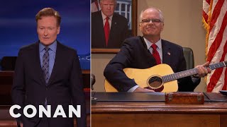 A Trump Official Explains The Border Wall Metaphor | CONAN on TBS