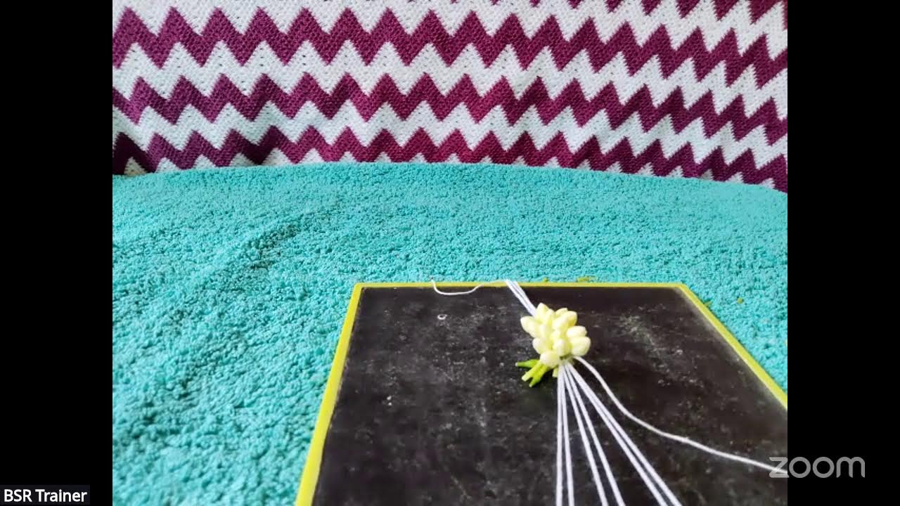 Flower Veni  Making | Class-13 | BSR edu-designers