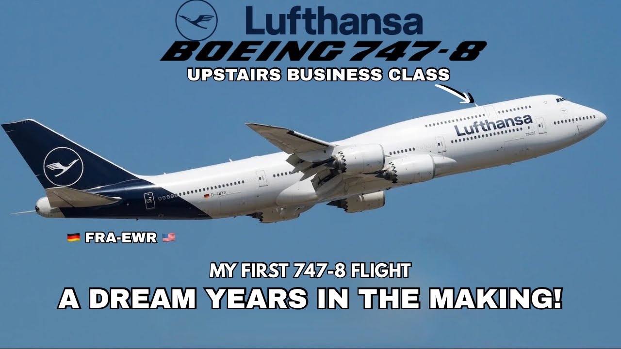Lufthansa’s Boeing 747-8 UPSTAIRS Business Class | A Dream Years In The ...