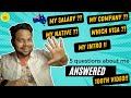 5 questions about me answered  my salary  self intro  telugu vlogs from australia  dinu bytes