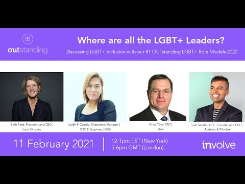 Where are all the LGBT+ Leaders? An OUTstanding Role Model event. - YouTube