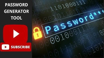 Password Generator Tool - 🔑 Strong Password Generator | Create Random Passwords