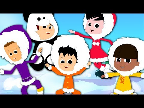 Five Little Eskimo | Nursery Rhymers Songs For Children | Video For Kids And Baby