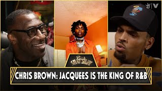 Chris Brown Jokes That Jacquees Is The King Of R\&B | CLUB SHAY SHAY