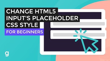 How To Change HTML5 Input’s Placeholder CSS Style (Color, Font, etc)