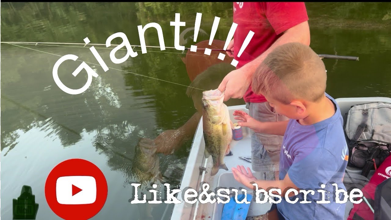 BIG BASS!!! On a little lake in Arkansas!!