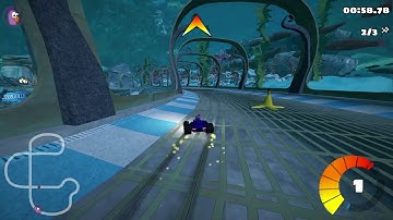 SuperTuxKart 1.0: Antediluvian Abyss Reverse - 01:44.837