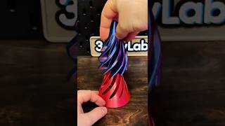 Spiral Cone Fidget Toy 3D Printed
