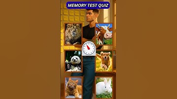 MEMORY TEST CHALLENGE!🧠 💡HOW GOOD IS YOUR SHORT TERM MEMORY?#shorts #quiz #memory #education