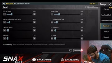 UPDATE 2.5 | SNAX SENSITIVITY SETTINGS | SNAX CONTROL CODE 2.5 | SNAX SENSITIVITY CODE