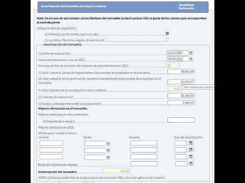 Declaración de la renta 2022: cómo calcular la amortización del valor construido inmueble arrendado Guía de amortización del inmueble arrendado