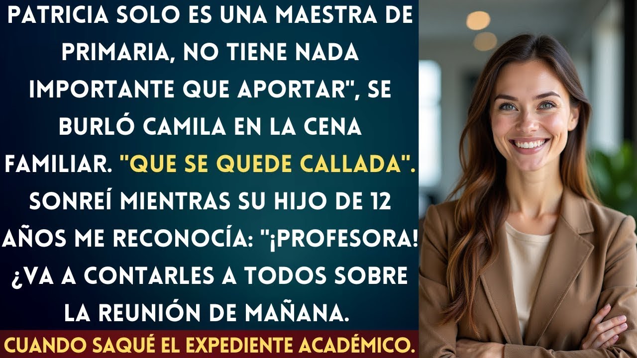 Mi Prima Me Humilló en La Reunión Familiar Por Ser  Una Simple Maestra —Su Hijo Era Mi Alumno
