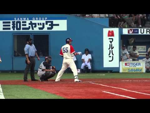 110813HD　Ｔ－岡田選手の打席でローズ応援歌＠京セラ　8回裏