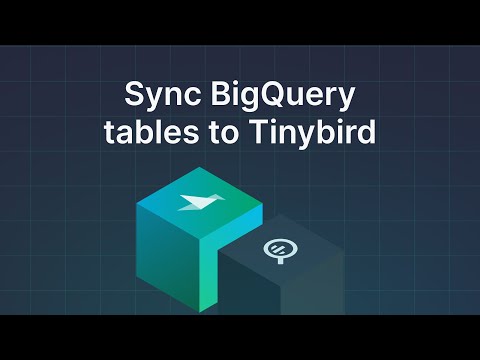 Sync BigQuery tables
