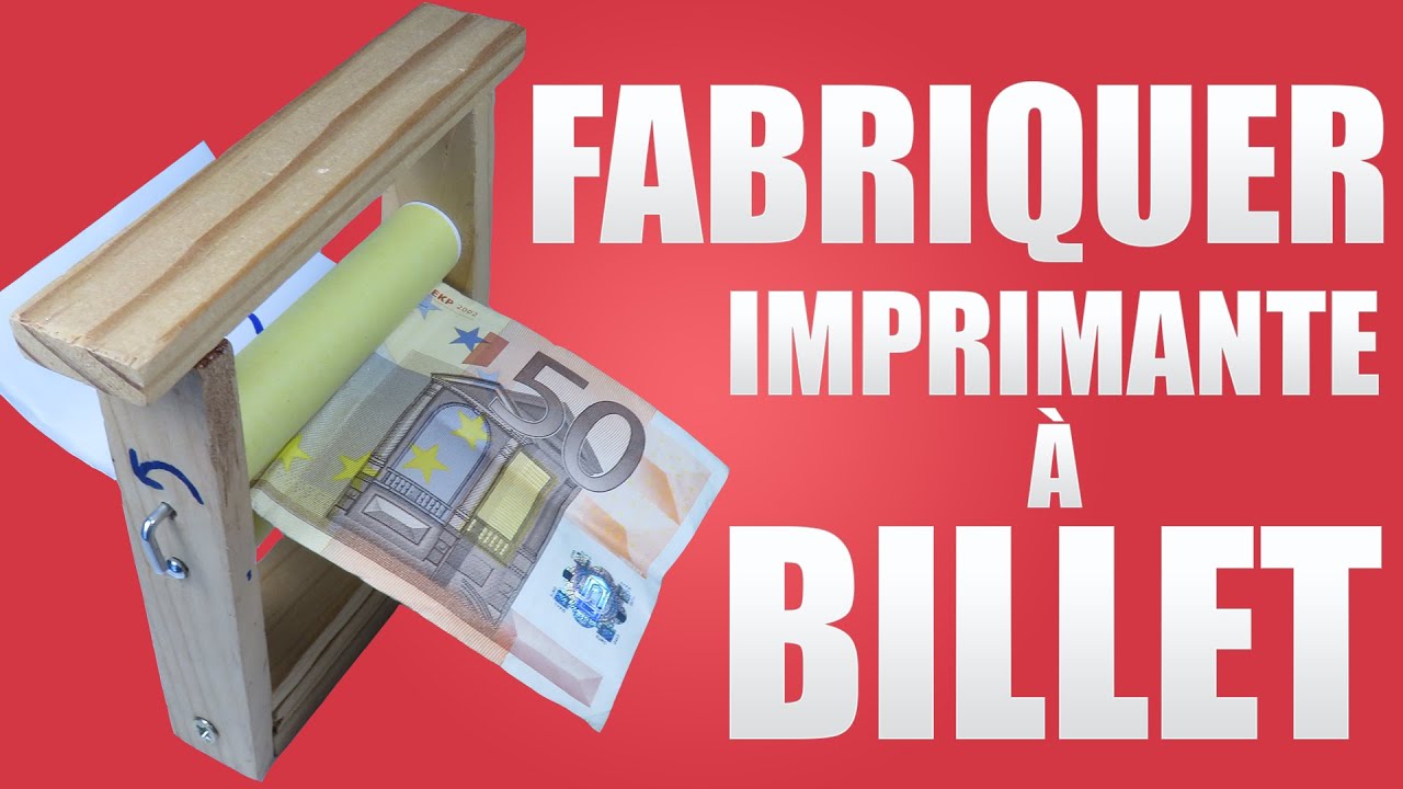 FABRIQUER UNE IMPRIMANTE À BILLET (TOUR DE MAGIE)