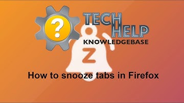 How to snooze tabs in Firefox