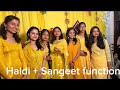 Part5 ghr ki phli shadi  haldisangeet function  comment your best part in vlog 