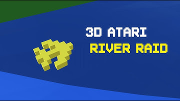 I made River Raid Atari game but in 3D