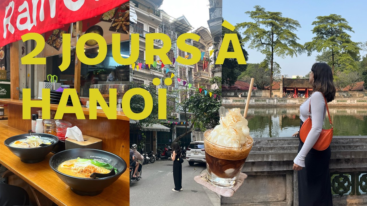 De retour à Hanoï : Train line, temple, café et nourriture !!!