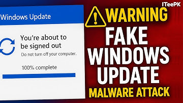 Fake Windows Update Malware Attack New ClickFix Scam