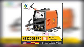HITBOX TIG Welding Machine, Hot/TIG/Pulse Cold TIG Welder, 200A High Frequency DC