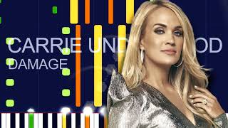 Carrie Underwood - DAMAGE (PRO MIDI FILE REMAKE) - in the style of