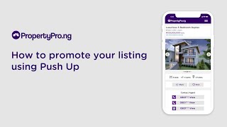How To Push Up On Propertypro And How It Helps To Promote Your Properties.