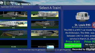 Operating The New R40 Slant A Train Via The C Line To Nassau Center  (Gamepass Required For R42/R40)