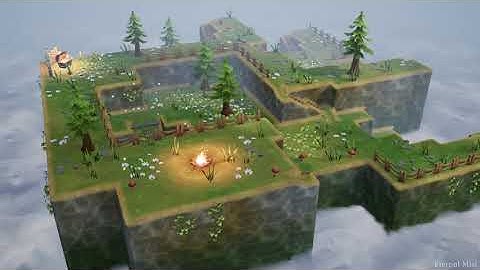 Eternal Mist. Example of Wave Function Collapse (for #screenshotsaturday ). Indie Game Devlog #2.1