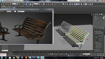 Tutorial on Modeling a park bench in 3dsmax.