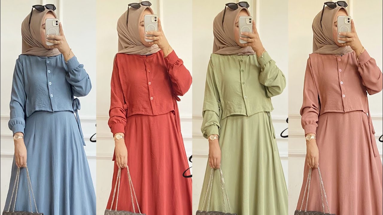 Baju setelan celana dan rok model modis terbaru - YouTube