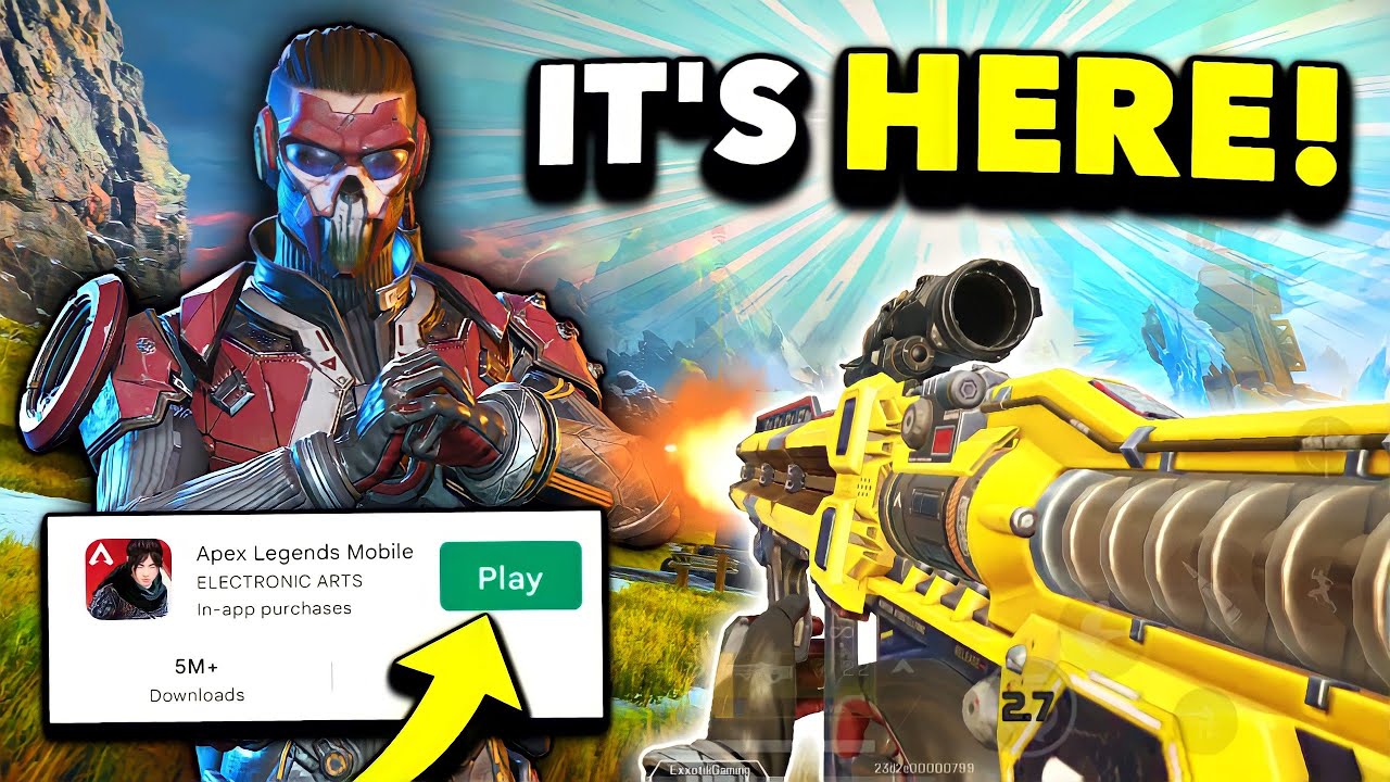 APEX LEGENDS MOBILE GLOBAL LAUNCH IS HERE! (FULL REVIEW + GAMEPLAY)