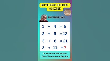 Try To Solve This Before Time Runs Out! #shorts #iqtest