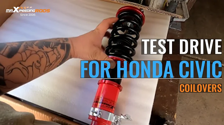 Installation, Honest Review and Test Drive of Maxpeedingrods Coilovers for Honda Civic
