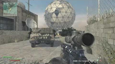 360 NO SCOPE final kill MW3 Game Clip