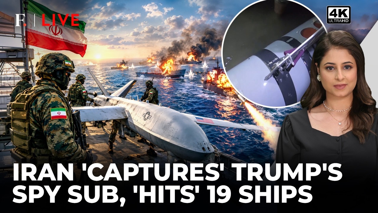 Iran 'Cripples' US Hormuz Plan, 'Seizes' Underwater Drone, 'Attacks' 19 Ships | Firstpost Live|4K thumbnail