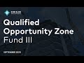 Webinar: QOZ Fund III September 2023 Update
