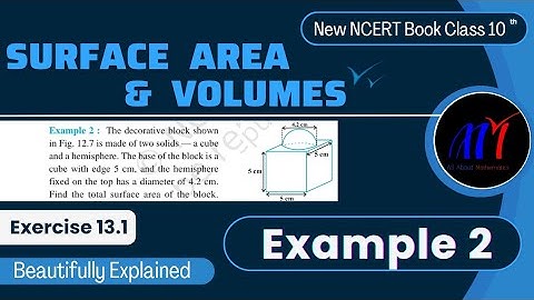 Chapter 13 ( Example 2 ) Surface Areas & Volumes Exercise 13.1 Class 10 Maths | NCERT Maths