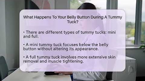 What Happens To Your Belly Button During A Tummy Tuck? - The Operating Table