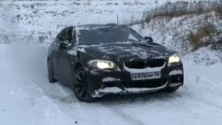 Bmw 720D Nın Karda Mücadelesi