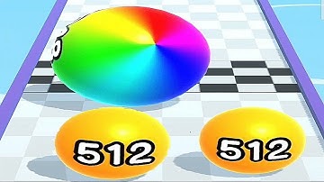 BALL RUN 2048 GAME All levels mobile gameplay walkthrough android, ios new big update