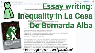 La Casa De Bernarda Alba essay on inequality | A-Level Spanish