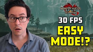 30 fps makes Monster Hunter Rise easier